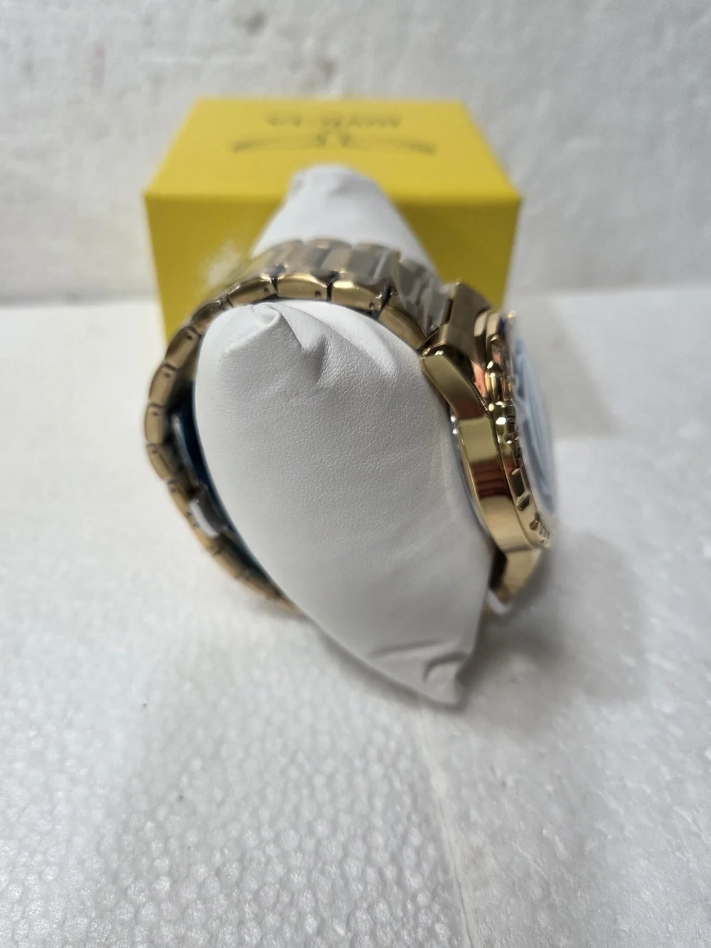 Invicta Gold Tone Men's Watch with Blue Dial 69033